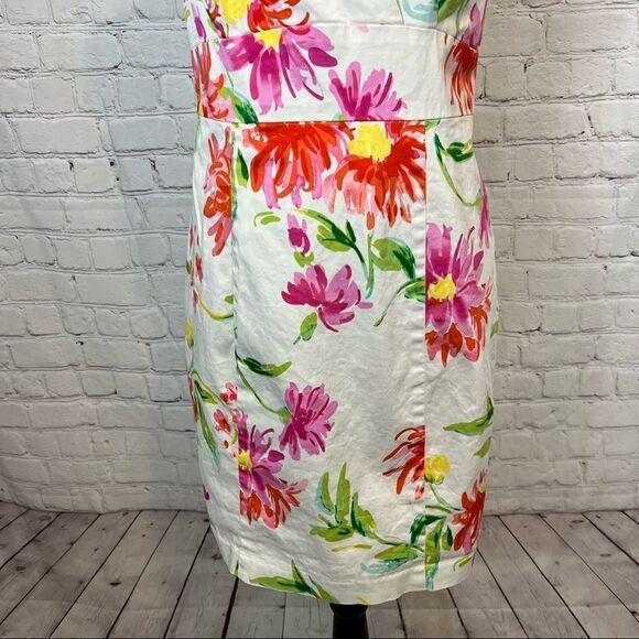 Tommy Hilfiger Sleeveless Floral Razorback Dress size 8 - Picture 3 of 11